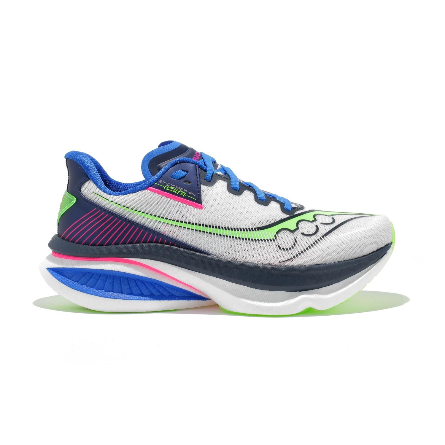 Saucony Endorphin Azura Blanc Bleu Chaussures de running Saucony Endorphin Azura - Homme - 42.5