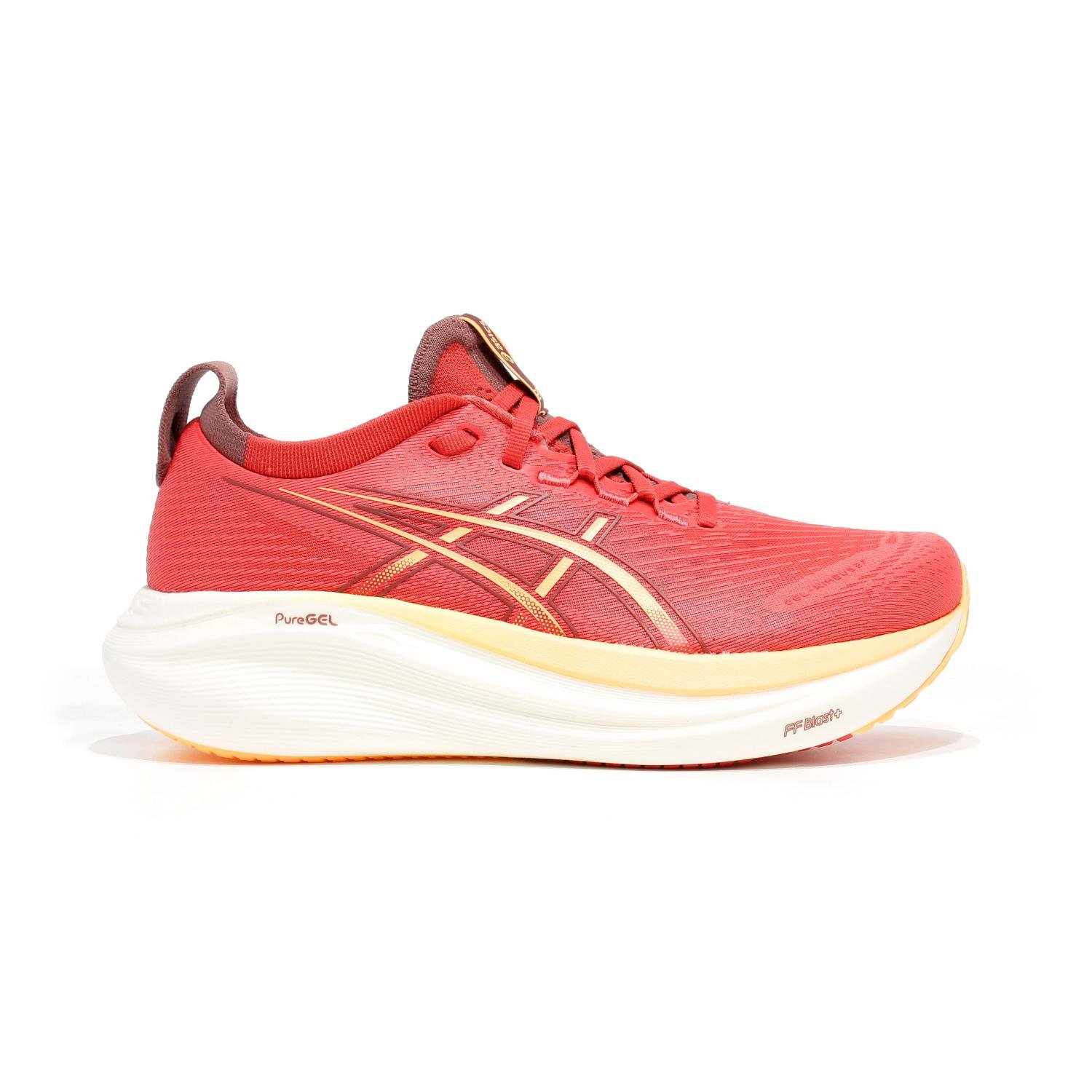 ASICS GEL-Nimbus 27 Femme Blanc Rose Chaussures de running ASICS Gel-nimbus 27 - Femme - 37.5