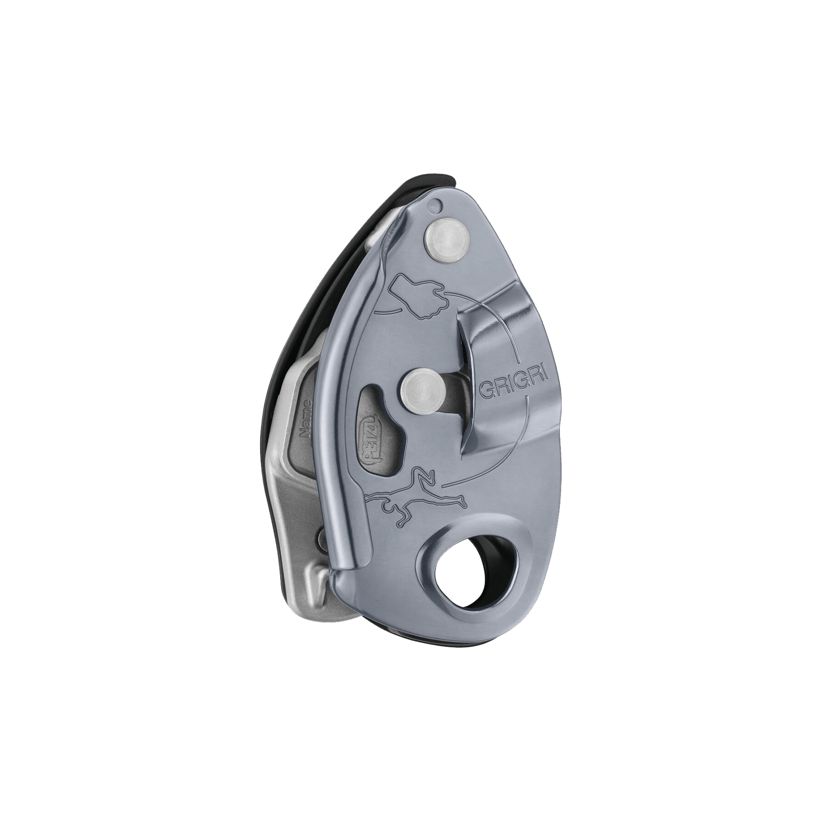 Assureur Grigri Gris/orange  - Petzl