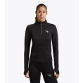 T-shirt manches longues 1/2 Zip Stratouno femme - DIADORA