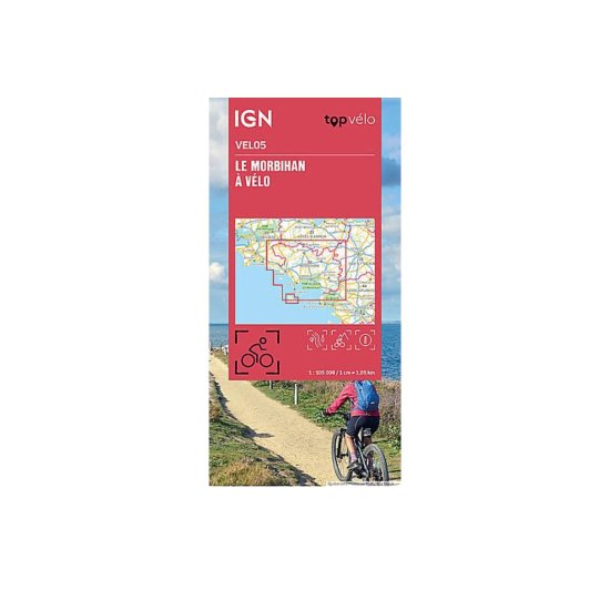 IGN - Mappa IGN LE MORBIHAN A VELO VEL05