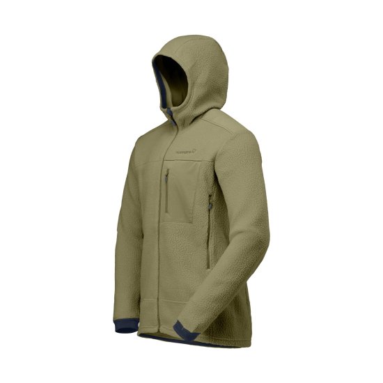 NORRONA - PILE TROLLVEGGEN WARM3 CON CAPPUCCIO DA UOMO