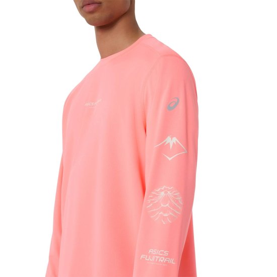 ASICS - T-shirt manches longues Fujitrail logo homme