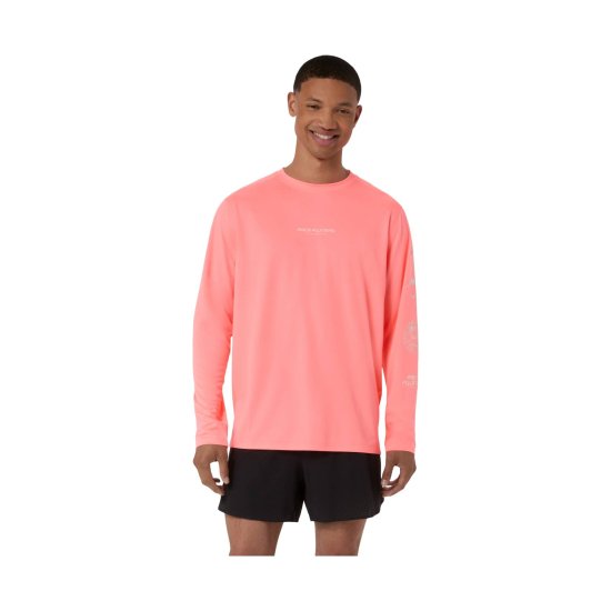 ASICS - T-shirt manches longues Fujitrail logo homme