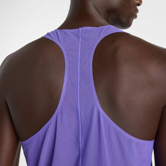 NEW BALANCE - Canotta Race Day Ultra Light Printed Single uomo