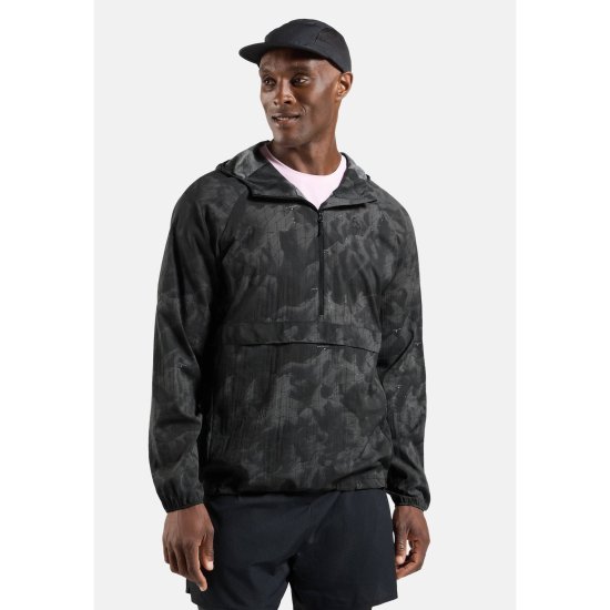 ODLO - Giacca con cappuccio Zeroweight Print uomo