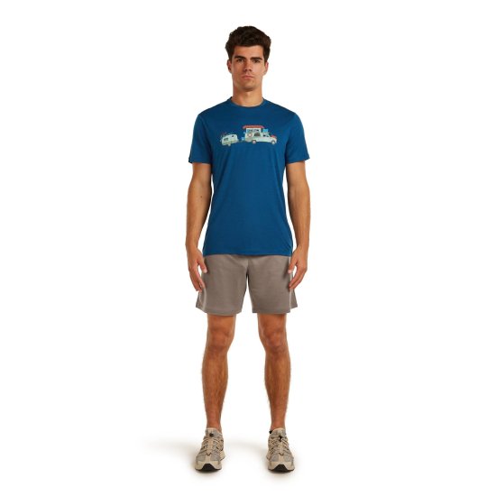 ICEBREAKER - T-shirt 150 Tech Lite Peaceful Pass uomo