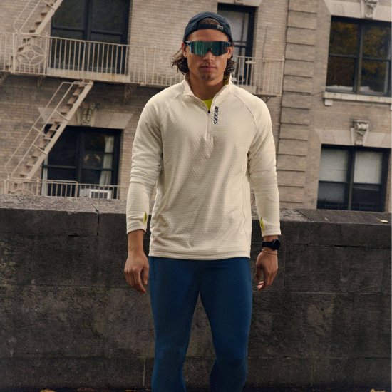 BROOKS - Maglia termica Momentum Thermal 1/2 Zip uomo