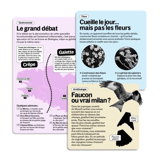 RECTO VERSO - Carte de poche Zoom Volcans d'Auvergne Rando