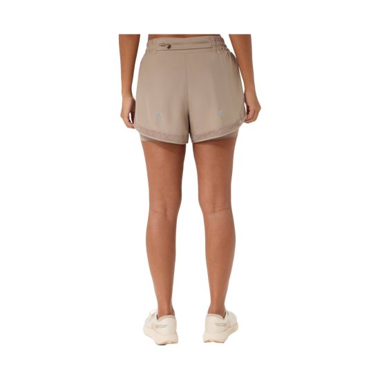 ASICS - Short Nagino Run 2-en-1 donna