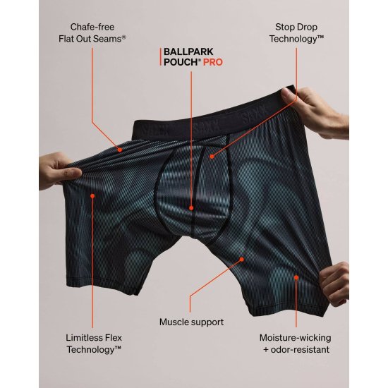 SAXX - Boxer Saxx Smooth Flex Light Compression Long Brief homme