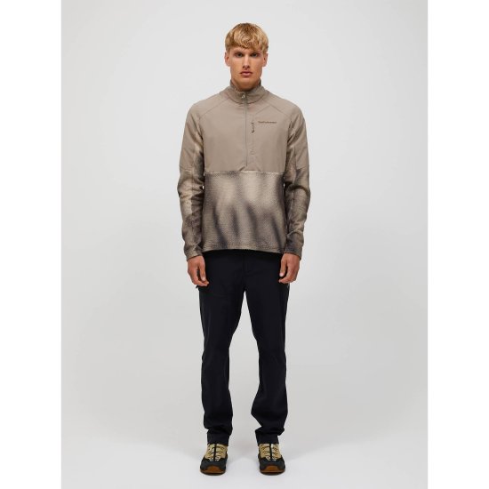 PEAK PERFORMANCE - Pile Freelight Alpha mezza zip All Over Print uomo