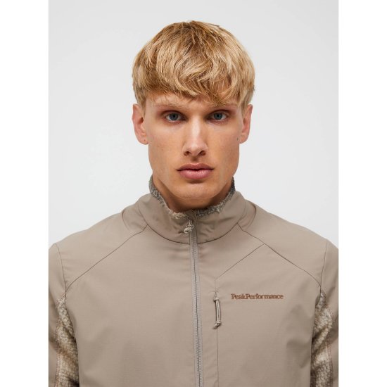 PEAK PERFORMANCE - Pile Freelight Alpha mezza zip All Over Print uomo