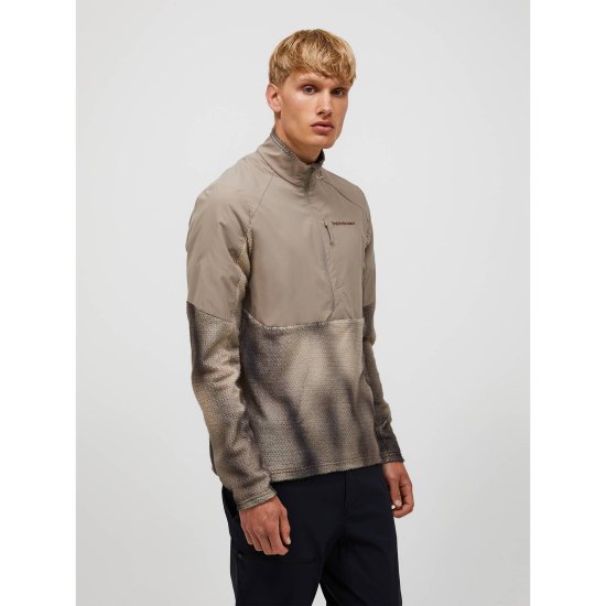 PEAK PERFORMANCE - Pile Freelight Alpha mezza zip All Over Print uomo