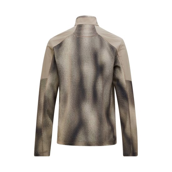 PEAK PERFORMANCE - Pile Freelight Alpha mezza zip All Over Print uomo