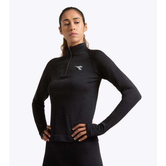 DIADORA - T-shirt manches longues 1/2 Zip Stratouno femme