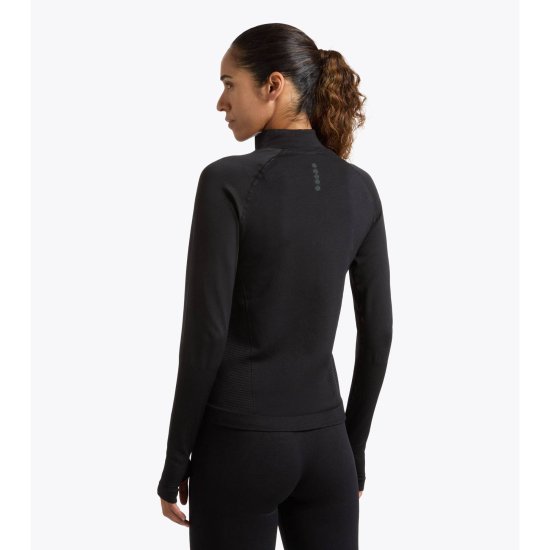 DIADORA - T-shirt manches longues 1/2 Zip Stratouno femme