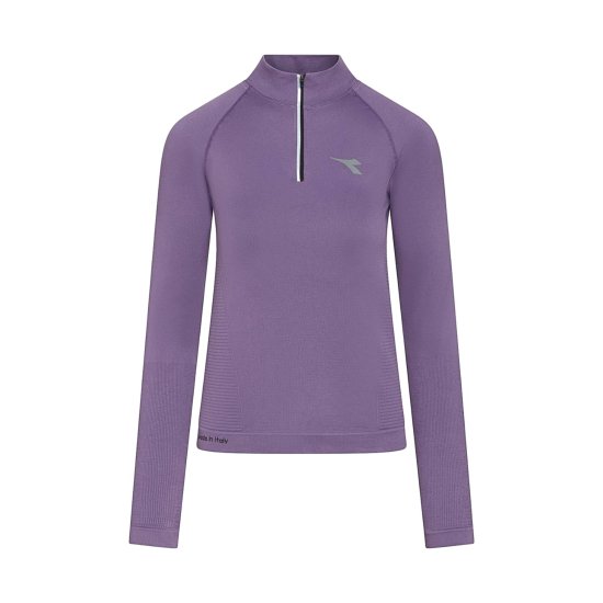 DIADORA - T-shirt manches longues 1/2 Zip Stratouno femme