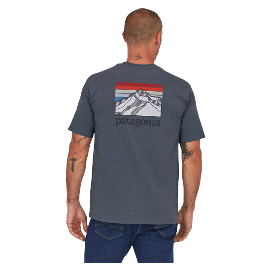 PATAGONIA - T-SHIRT LINE LOGO RIDGE POCKET RESPONSIBILI-TEE HOMME