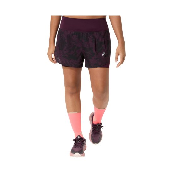 ASICS - Pantaloncino da running ROAD ALL OVER PRINT 2-N-1 3.5"