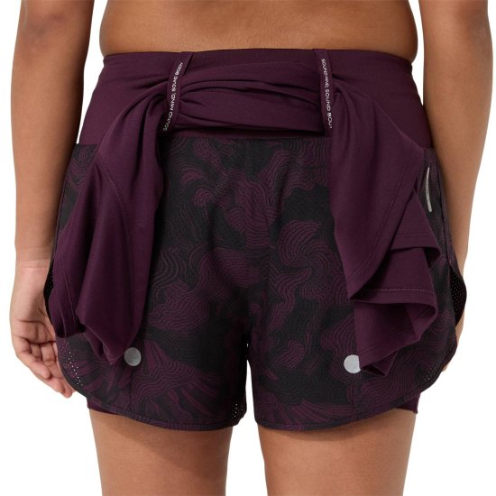ASICS - Pantaloncino da running ROAD ALL OVER PRINT 2-N-1 3.5"