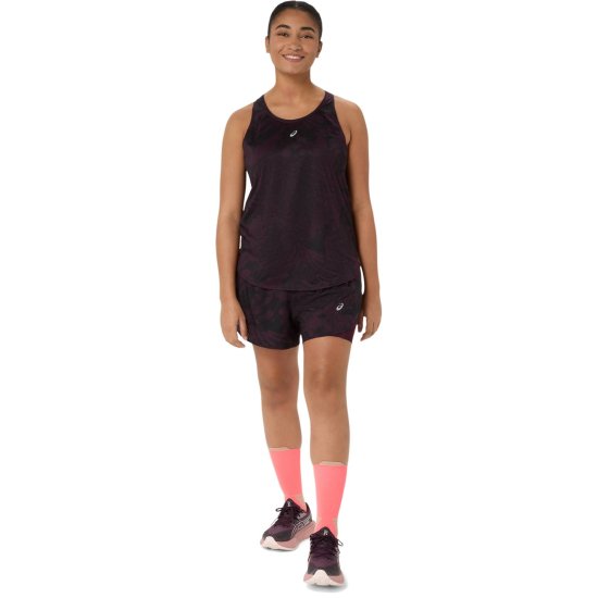 ASICS - Pantaloncino da running ROAD ALL OVER PRINT 2-N-1 3.5"