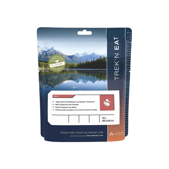 TREK N EAT - REPAS LYOPHILISÉ - BOEUF CHASSEUR AUX PÂTES