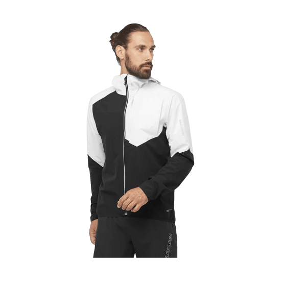 SALOMON - VESTE BONATTI TRAIL HOMME NOIRE ET BLANCHE