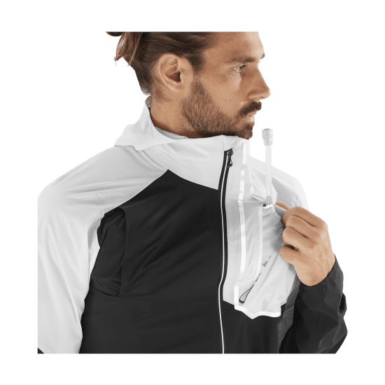 SALOMON - VESTE BONATTI TRAIL HOMME NOIRE ET BLANCHE