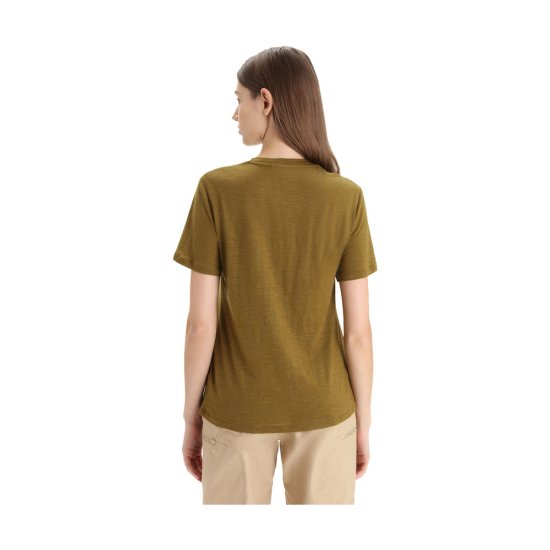 ICEBREAKER - T-SHIRT MERINO LINEN FEMME