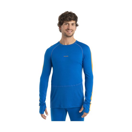 ICEBREAKER - SOUS-COUCHE MERINO ZONEKNIT COL ROND 200 HOMME