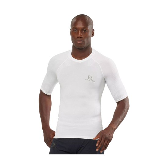 SALOMON - T-SHIRT EXO MOTION HOMME BLANC
