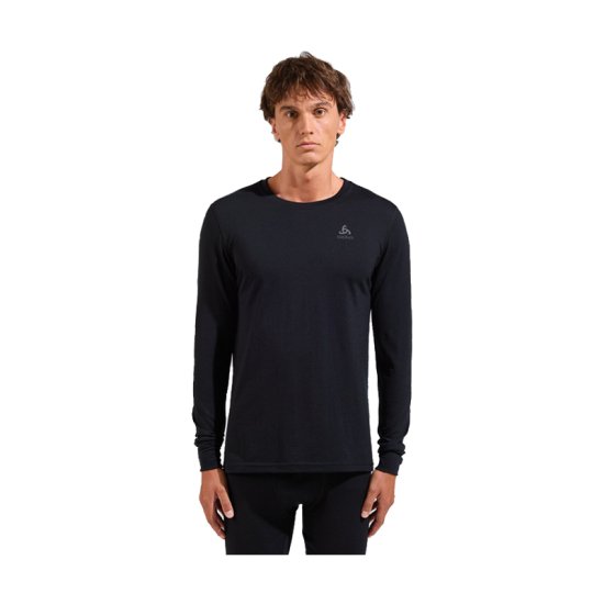 ODLO - T-SHIRT MANCHES LONGUES 100% MERINO WARM HOMME