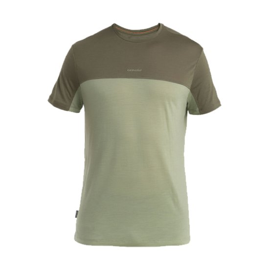 ICEBREAKER - T-SHIRT MERINO 125 COOL-LITE SPHERE III COLOUR BLOCK HOMME