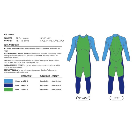 MAKO - COMBINAISON HALI PLUS HOMME