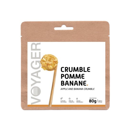 VOYAGER - DESSERT LYOPHILISÉ - CRUMBLE POMME-BANANE