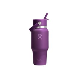 HYDRO-FLASK GOBELET 24 OZ WIDE FLEX STRAW TRAVEL 24 OZ BEACHPLUM