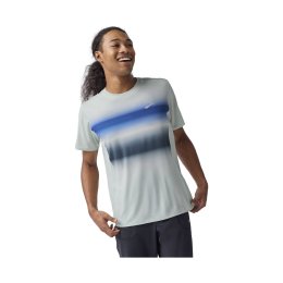 BROOKS T-SHIRT MANCHES COURTES Atmosphere 3.0 L 156 - Smoke/Shadow Stripe