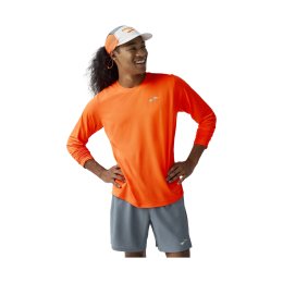 BROOKS T-shirt manches longues Atmosphere 3.0 homme L 896 - Shocking Orange