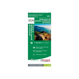IGN CARTE FRANCE ITINÉRAIRES DE GRANDE RANDONNÉE