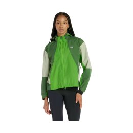 NEW BALANCE Veste Better Run Waterproof femme L DARK ALPINE GREEN