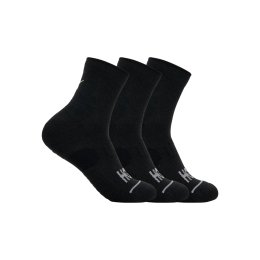 HOKA Lot de 3 paires de chaussettes de running mi-hautes 38 - 42 BBBLC