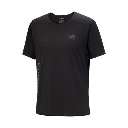 ARCTERYX T-shirt à logo Downword Norvan Homme L Black