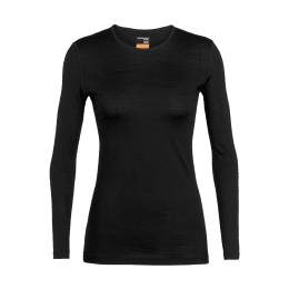 ICEBREAKER INTIMO TERMICO MERINO 200 OASIS DONNA L BLACK