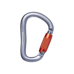 BLACK DIAMOND MOUSQUETON ROCKLOCK TWISTLOCK CARABINER TU GRAY