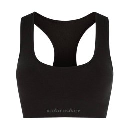 ICEBREAKER BRASSIÈRE MÉLANGE MÉRINOS 260 ZONEKNIT SEAMLESS XS BLACK