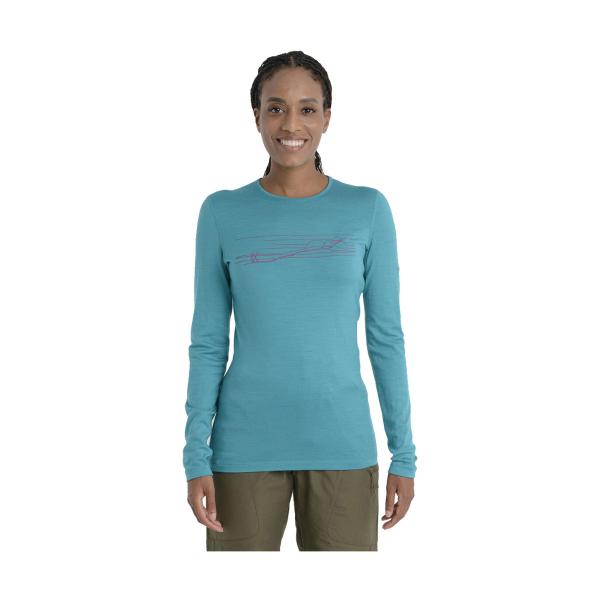 SOUS-COUCHE MERINO 200 OASIS COL ROND FEMME