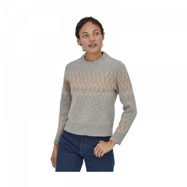 PULL RECYCLED WOOL CREWNECK FEMME-1