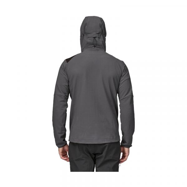 POLAIRE R1 TECHFACE HOODY HOMME GRISE-2