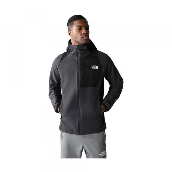 VESTE SOFTSHELL ATHLETIC OUTDOOR CAPUCHE HOMME-2
